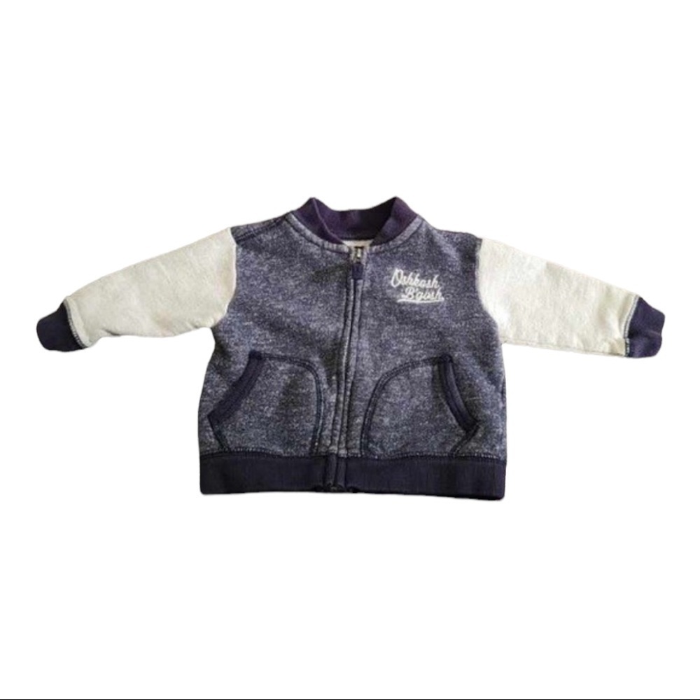 OSHKOSH B’gosh Zippered Sweatshirt Size 6mths